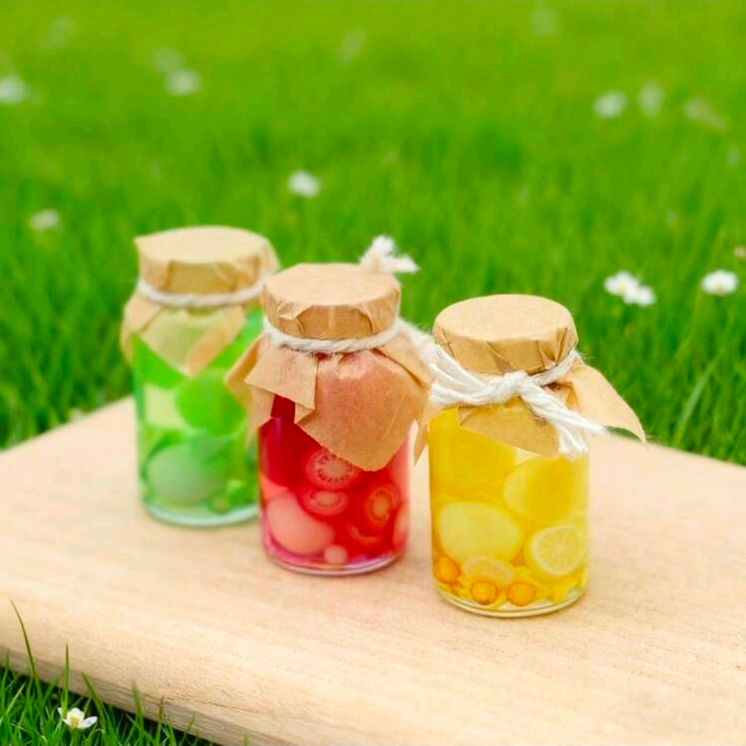 Miniature Fruit Jar Set (3pcs)