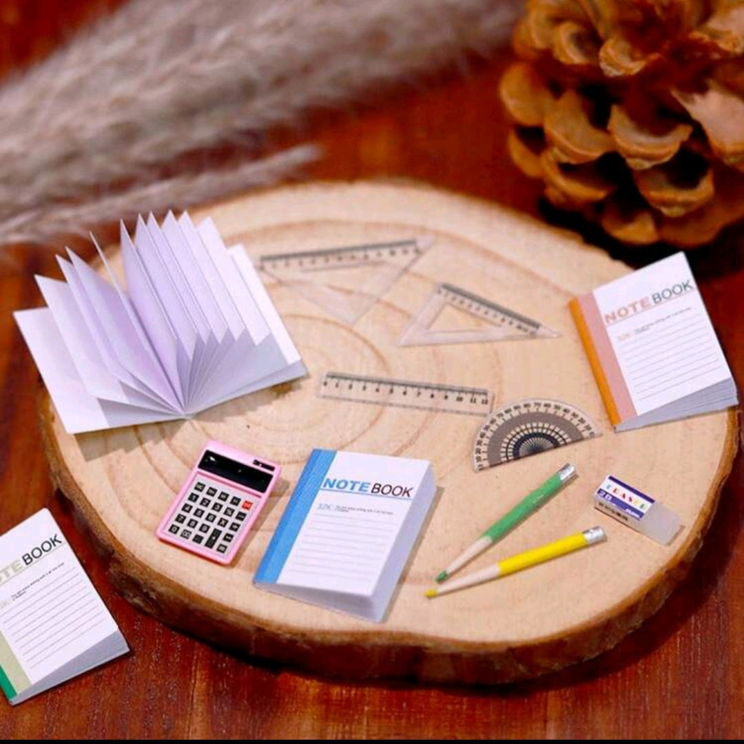 Miniature School Supplies Set