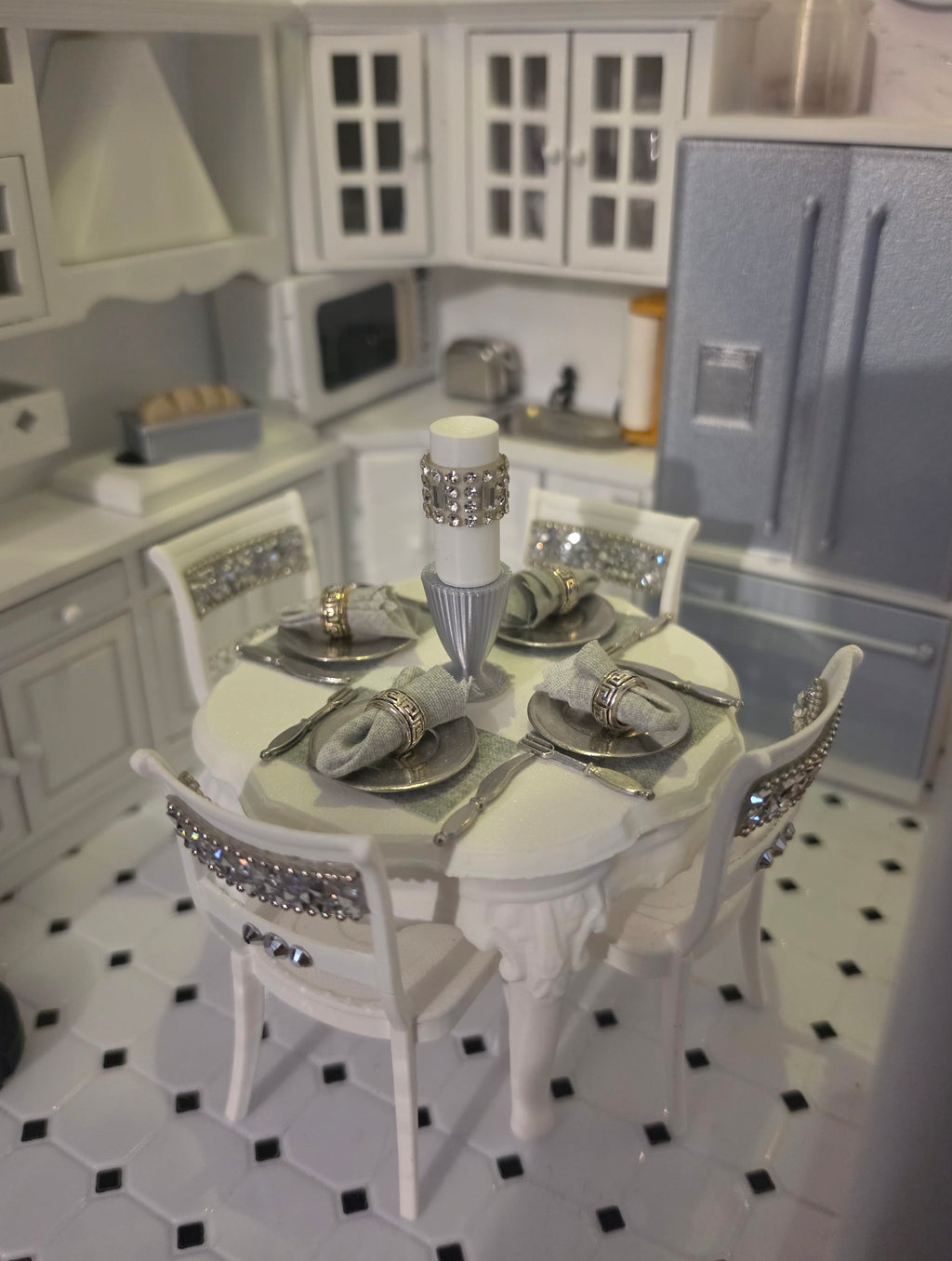 Custom Miniature Dining Table Set
