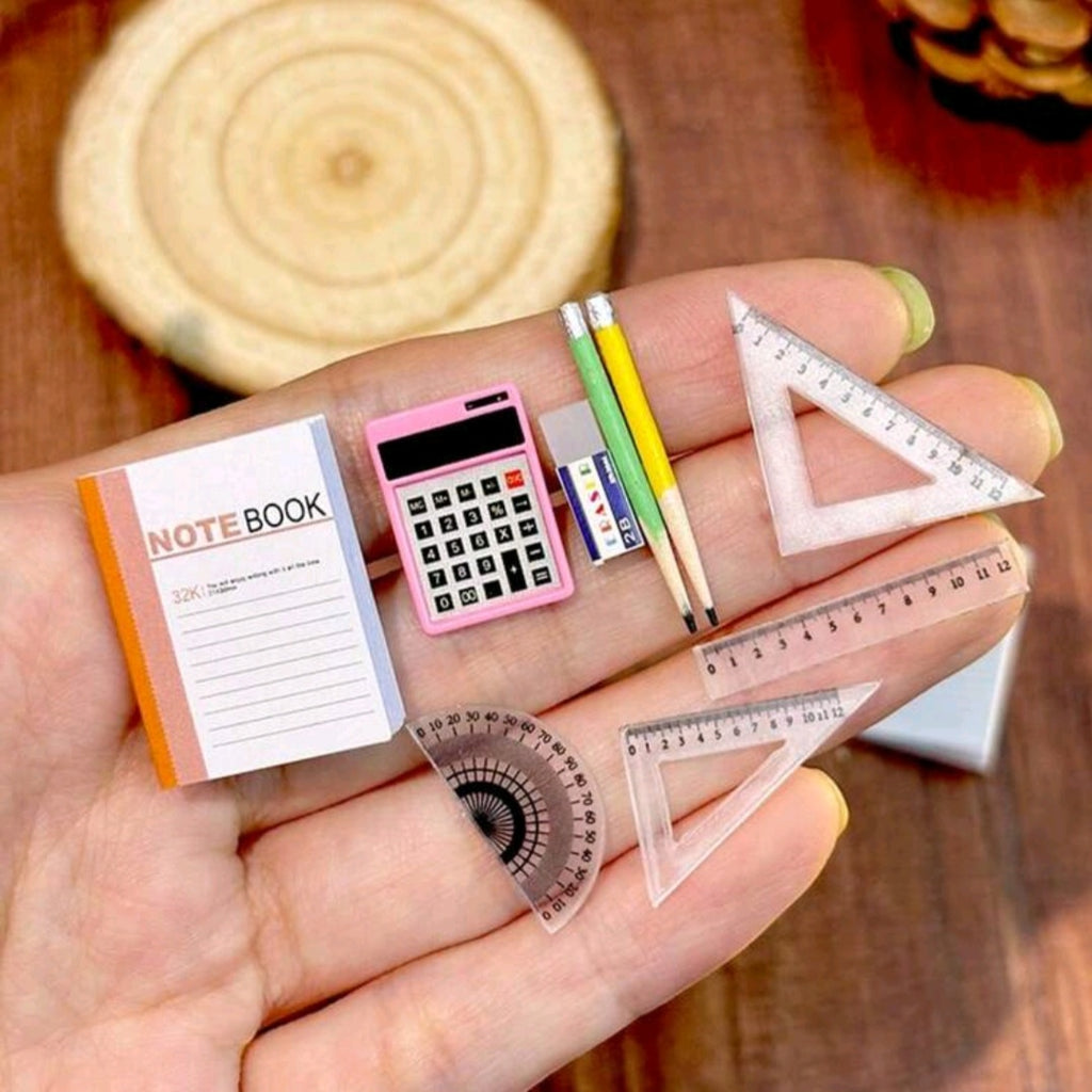 Miniature School Supplies Set